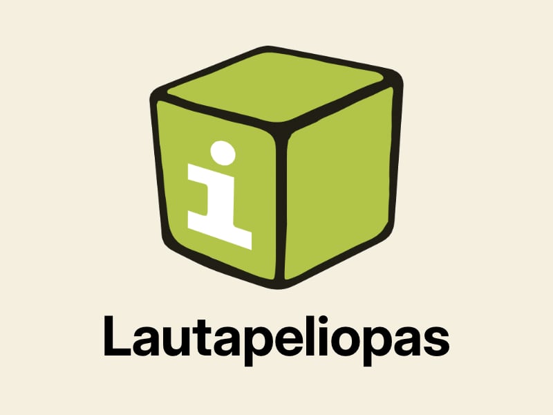 Lautapeliopas-sivuston logo.